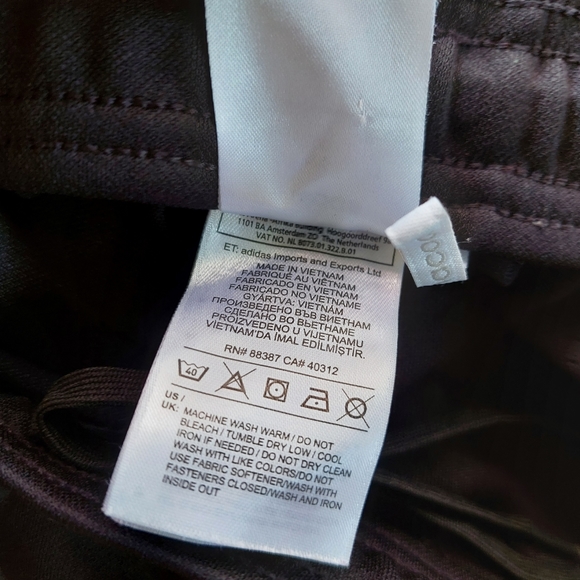 Adidas Black Climacool Track Pants XS EUC - Picture 3 of 7